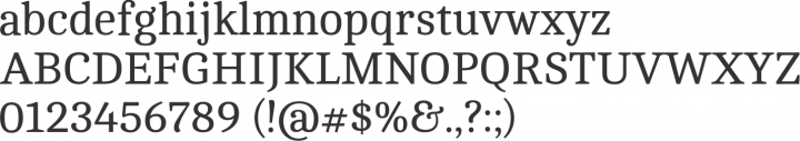 Cambo Font Specimen