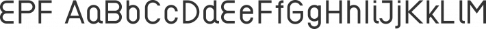 EPF font family by YOFonts