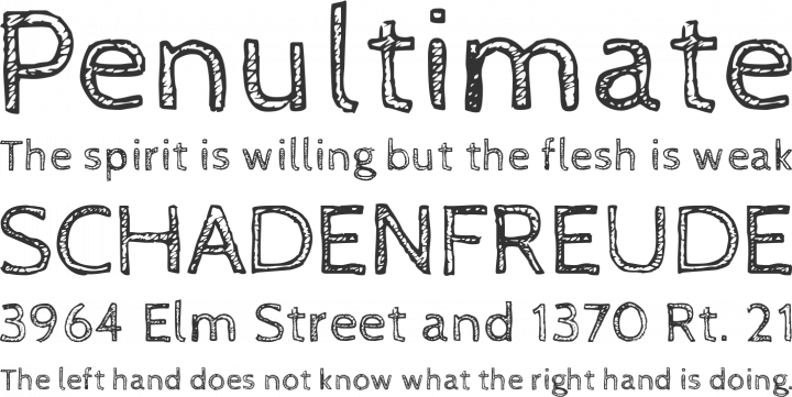 CabinSketch Font Phrases