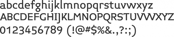 Midiet Serif Font Specimen