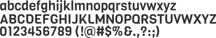Viga Font Specimen