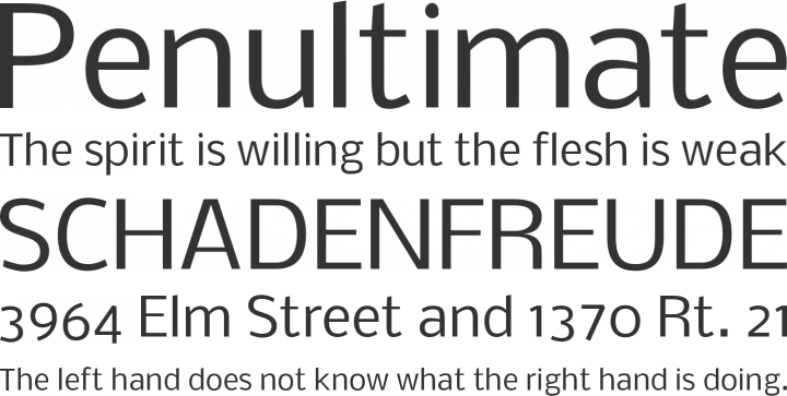 Nobile Font Phrases