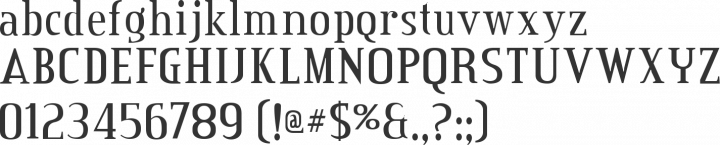 Credit Valley Font Specimen