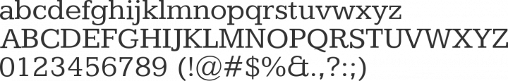 Kameron Font Specimen