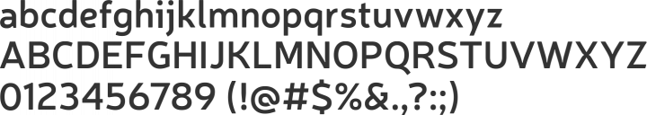 Neris Font Specimen