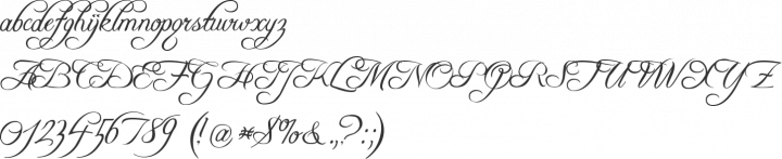Freebooter Script Font Specimen