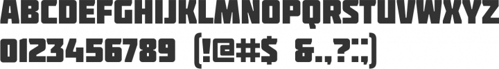 Molot Font Specimen