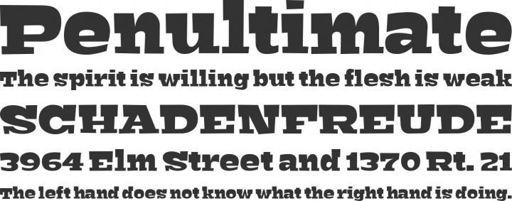 Bigfish Font Phrases