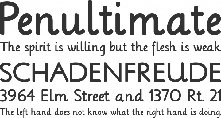 Lilly Font Phrases