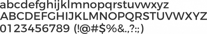 montserrat typeface