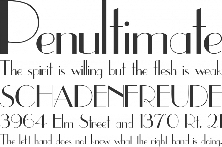 UpperEastSide Font Phrases