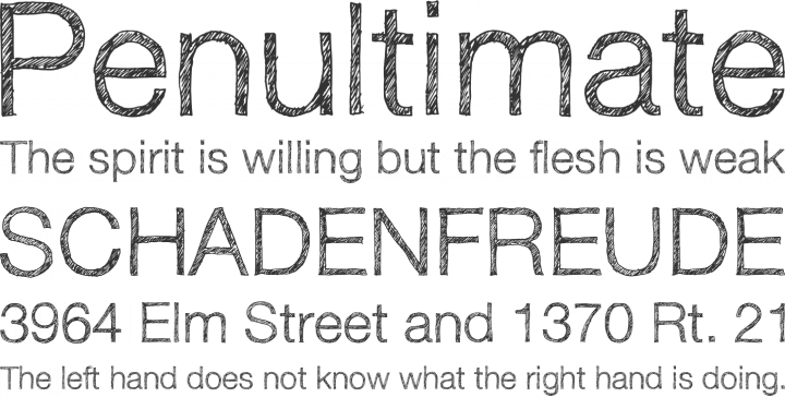 Sketchetica Font Phrases