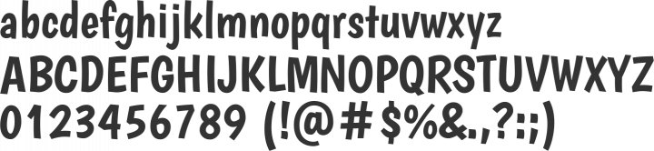 Boogaloo Font Specimen