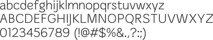 Merge Font Specimen