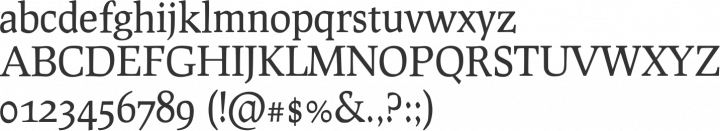 Prociono Font Specimen