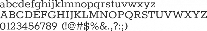 Rokkitt Font Specimen