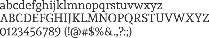 Andada Font Specimen