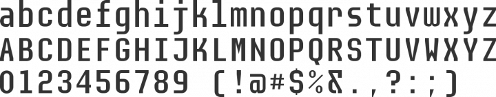 Audimat Mono Font Specimen