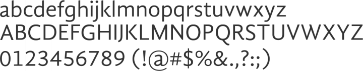 Gandhi Sans Font Specimen