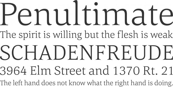 Corda Font Phrases