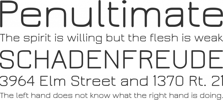 Jura Font Phrases