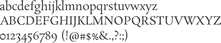 Rosarivo Font Specimen