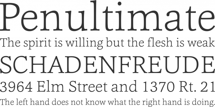 Cassia Font Phrases