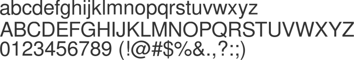 Nimbus Sans L Font Specimen