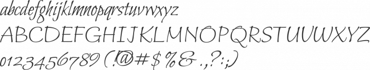 Bilbo Font Specimen
